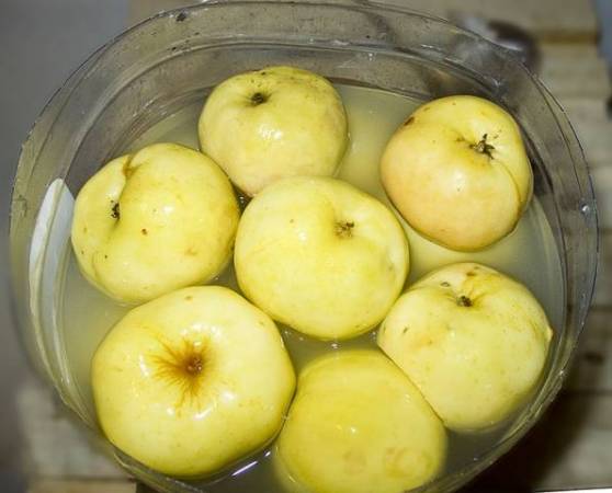 Рецепт моченых яблок на зиму