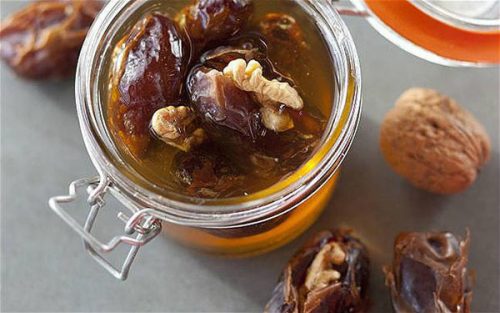 Мед и грецкие орехи для потенции